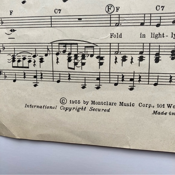 Dean Martin Memories Are Made Of This Sheet Music - Picture 3 of 3